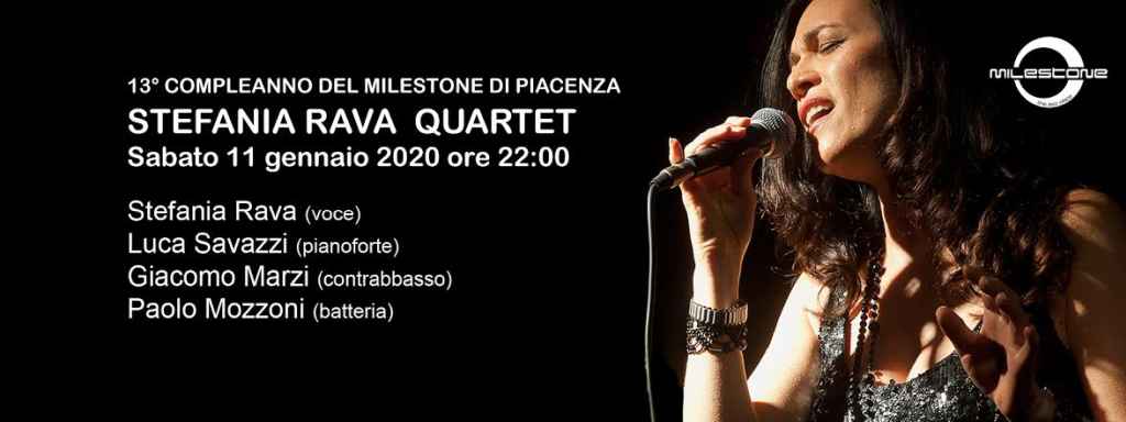 Il Milestone festeggia il tredicesimo compleanno con Stefania Rava Quartet