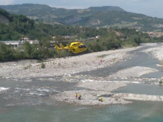 Trebbia, bimbo in difficolta trasportato in serie condizioni all'ospedale