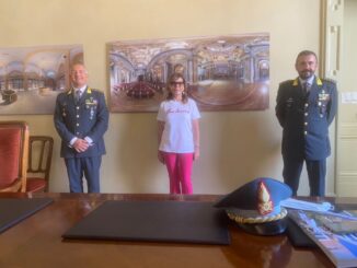 Il saluto del Sindaco Barbieri al Colonnello Sanapo e il buon lavoro al nuovo comandante Loero