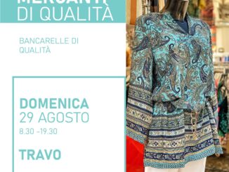 Allegria e shopping a Travo il 29 agosto con i Mercanti di Qualità