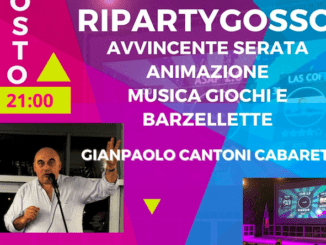 Gossolengo riparte da "RiPartyGosso", cabaret con Giampaolo Cantoni e Quiz Show il 21 agosto