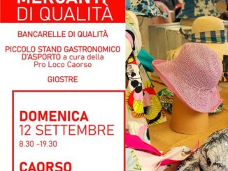 Il 12 settembre i Mercanti di Qualità a Caorso portano la moda dell'autunno e le ultime occasioni estive