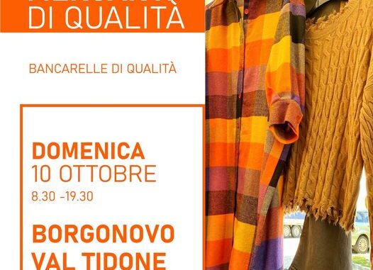 Domenica fashion il 10 ottobre a Borgonovo, con i Mercanti di Qualità spazio alla moda d'autunno 2021