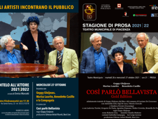 Ritorna la Prosa al Teatro Municipale di Piacenza il 26 e 27 ottobre con “Così parlò Bellavista”