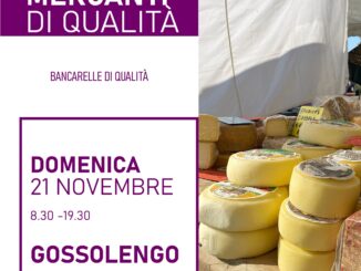 L'atmosfera del Natale con i Mercanti di Qualità il 21 novembre a Gossolengo. La Pro Loco propone la specialità "Picula ad caval" - AUDIO