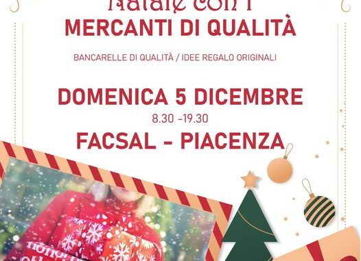 Shopping natalizio Made in Italy con i Mercati di Qualità sul Facsal il 5 dicembre