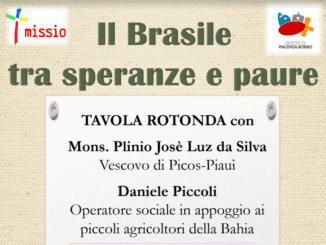 Brasile tra speranze e paure, il 18 maggio incontro proposto dal centro missionario della Diocesi