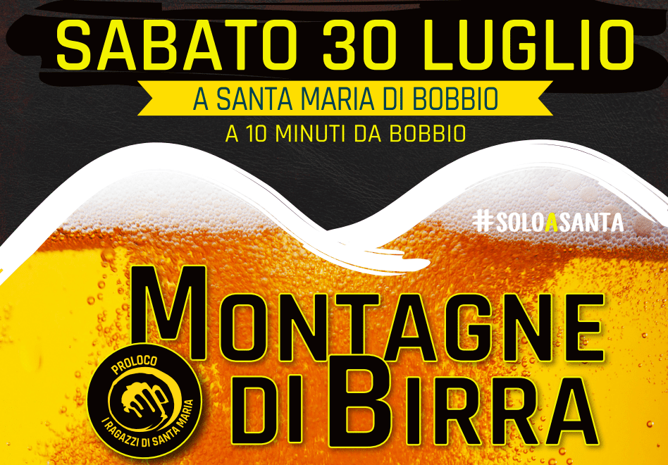 Santa Maria di Bobbio sabato 30 luglio Montagne di Birra 2022