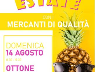 Sapore d'estate a Ottone con i Mercanti di Qualità il 14 agosto