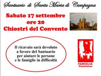 Santa Maria di Campagna, tradizionale cena organizzata dalla Famiglia Piasinteina il 17 settembre