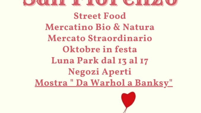 Fiera di San Fiorenzo a Fiorenzuola d’Arda ricca di eventi il 15 e 16 ottobre