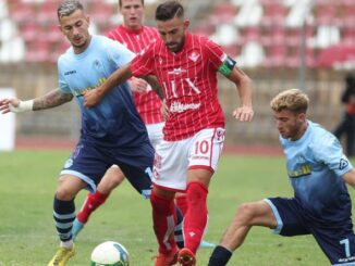 Cesarini, capitano del Piacenza Calcio