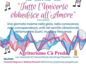 "Tutto l'Universo obbedisce all'amore", il 13 novembre a San Giorgio Piacentino conferenze, musica, mercatini e test benessere