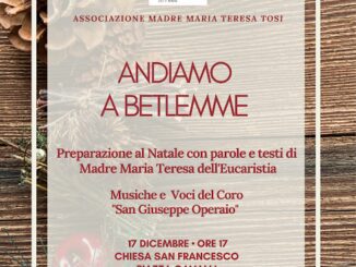 “Andiamo a Betlemme”: musica e parole in San Francesco con i testi di Madre Tosi il 17 dicembre