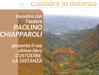 Presentazione dell’ultimo libro di Paolino Chiapparoli "Custodire la distanza" il 21 dicembre