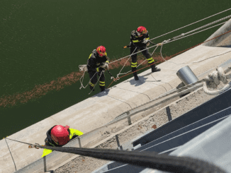 esercitazione alla diga di Mignano