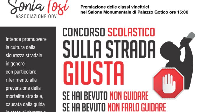 Sulla Strada Giusta Giovedi 11 Maggio la premiazione a Piacenza