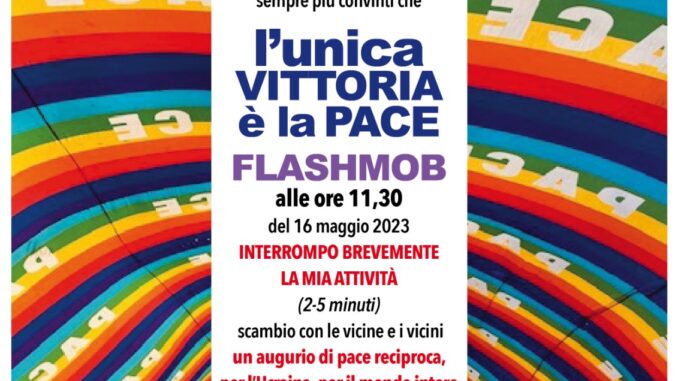 Pace,Flash Mob a Piacenza