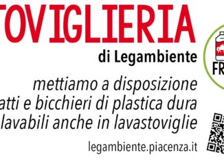 La stoviglieria di Legambiente Piacenza