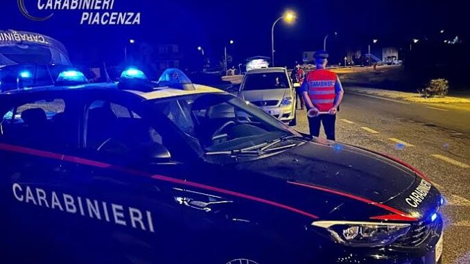 Carabinieri di Fiorenzuola controlli