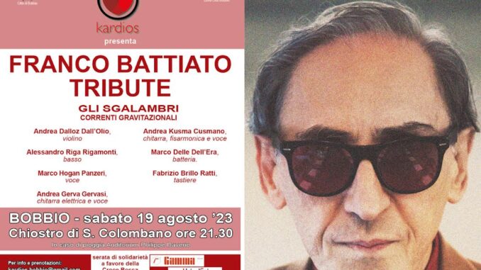 Tribute Franco Battiato Bobbio 19 agosto