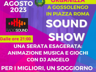 Sound Show 19 agosto Gossolengo