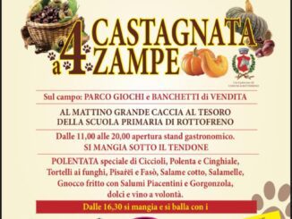 Castagnata a 4 zampe Rottofreno 15 ottobre