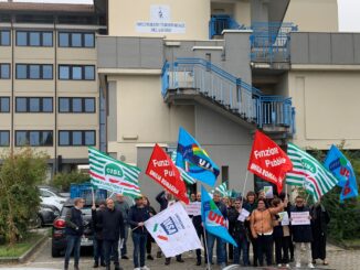 Protesta Ispettorato del Lavoro di Piacenza