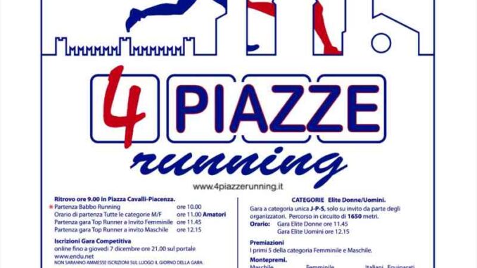 Gara podistica 4 Piazze Running