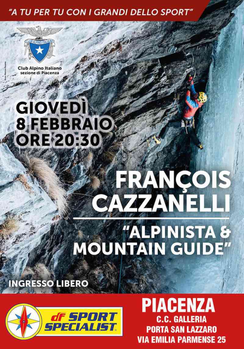 L'alpinista François Cazzanelli, Ospite Di DF Sport Specialist