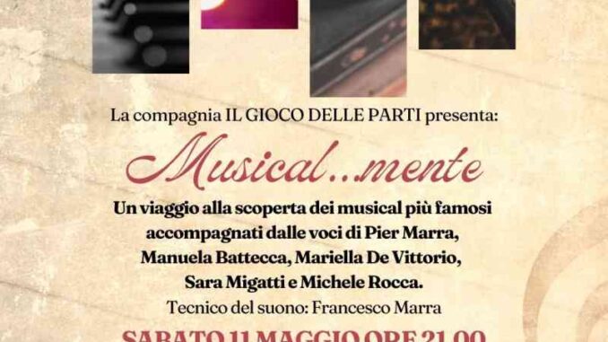 Omaggio ai musical teatro al Duse di Cortemaggiore