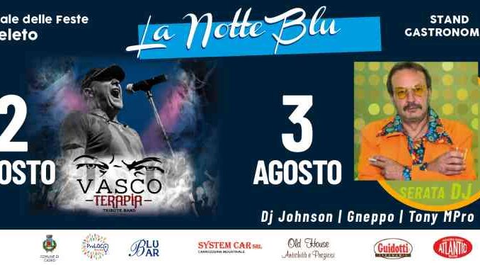 "La Notte Blu" a Roveleto di Cadeo il 2 e 3 agosto