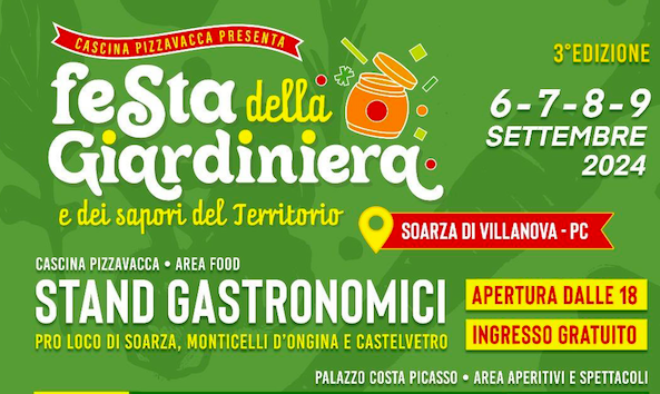 Festa della Giardiniera a Soarza dal 6 al 9 settembre