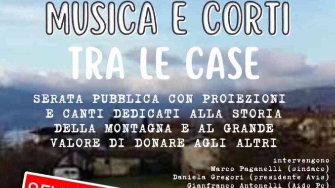 Musica e corti tra le case a Groppallo