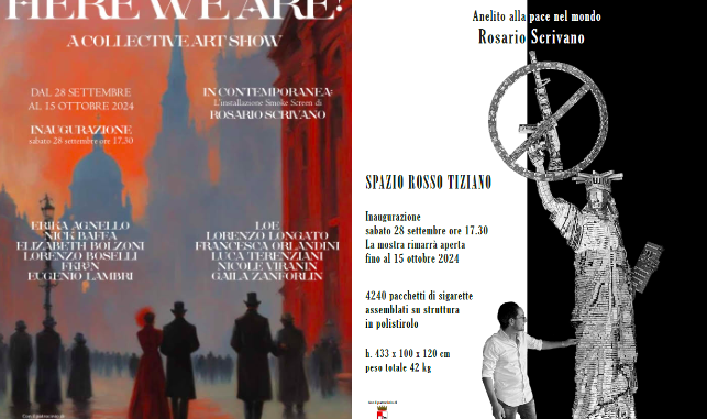 Mostra evento "Here WE Are!" aperta fino al 15 ottobre