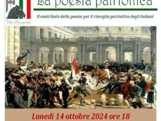 "La poesia patriottica", incontro al PalabancaEventi il 14 ottobre