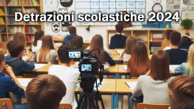 Detrazioni scolastiche 2024