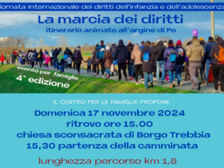 A Piacenza il 17 novembre la Marcia dei Diritti