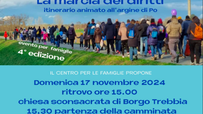 A Piacenza il 17 novembre la Marcia dei Diritti